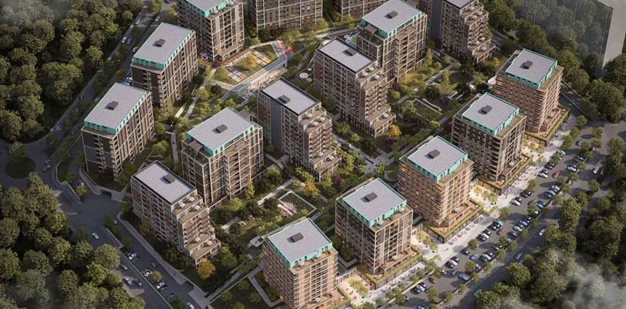 Квартира с 5 комнатами в Стамбул, Турция №112858