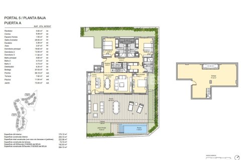 4 dormitorios Penthouse en Tan Xuan, Vietnam No. 26544 6