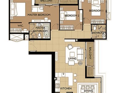 3 bedrooms Condo in Bangkok, Thailand No. 441 2