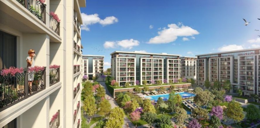 Квартира с 3 спальнями в Эсеньюрт, Турция №122808