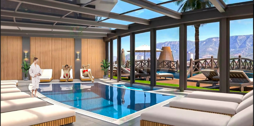 Пентхаус с 3 спальнями в Каргыджак, Турция №12038