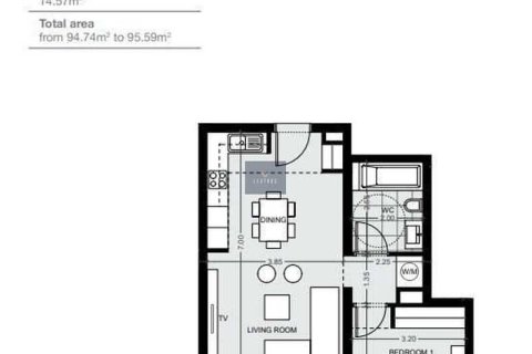 1 bedroom Apartment in Germasogeia, Cyprus No. 84139 2