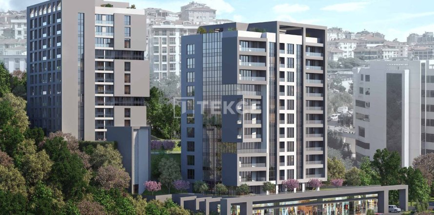 Квартира с 1 спальней в Стамбул, Турция №84697