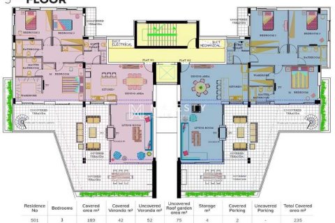 3 dormitorios Penthouse en Germasogeia, Cyprus No. 83341 3