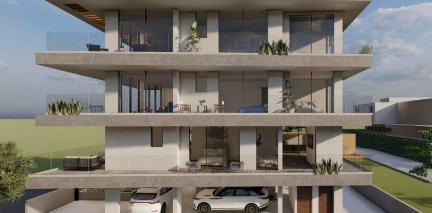 Пентхаус с 3 спальнями в Лимассол, Кипр №80077