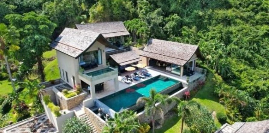 4 bedrooms Villa on the Chaweng Beach, Thailand No. 97106