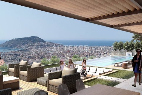 Квартира с 2 спальнями в Аланья, Турция №87042