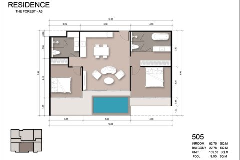 2 bedrooms Condo  in Patong, Thailand No. 1673 21