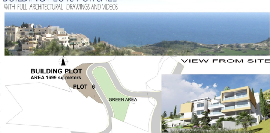 1699m² Land in Agios Tychonas, Cyprus No. 79247