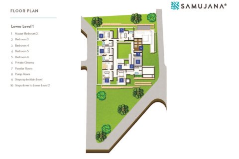 6 chambres Villa à Ko Samui, Thailand No. 264 25