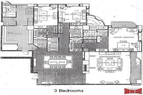 Дом с 3 спальнями в Бангкок, Таиланд №98264 17