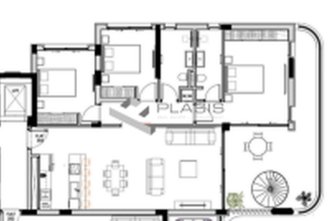 3 dormitorios Penthouse en Germasogeia, Cyprus No. 104146 10