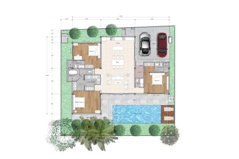 Вилла с 3 спальнями в Пхукет, Таиланд №1948 14