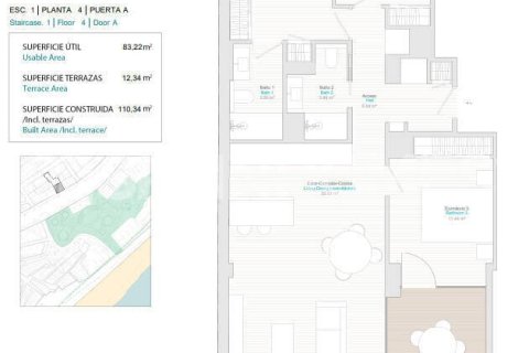 Квартира с 3 спальнями в Hai Van, Вьетнам №88288 12