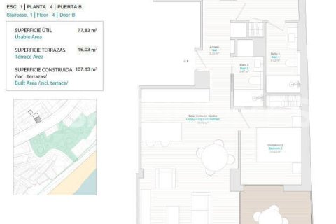 Квартира с 3 спальнями в Hai Van, Вьетнам №88288 13