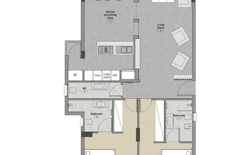 3 bedrooms Apartment in Germasogeia, Cyprus No. 40421 2