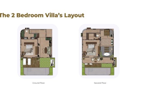 Вилла с 2 спальнями в Панган, Таиланд №2054 9