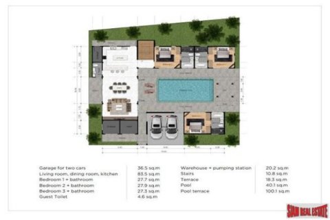 Вилла с 4 спальнями в Раваи, Таиланд №97117 22