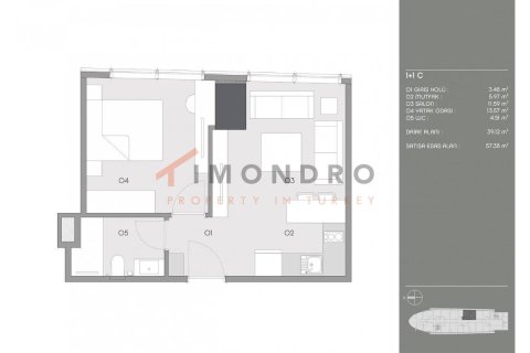 1 dormitorio Apartment en An Duong, Vietnam No. 17129 2