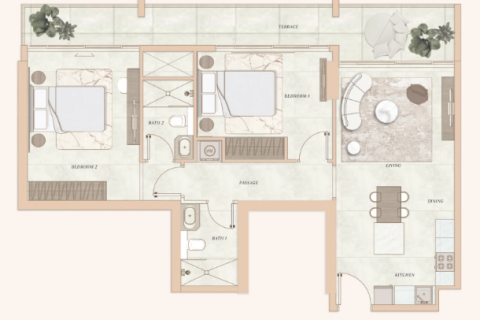 2 bedrooms Apartment in Can Tho, Vietnam No. 88818 17