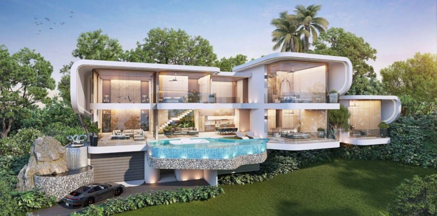 4 bedrooms Villa on the Ko Samui, Thailand No. 1840