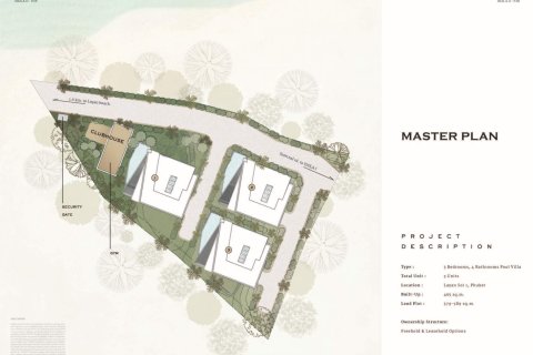 Вилла с 3 спальнями в Пляж Лаян, Таиланд №1811 25