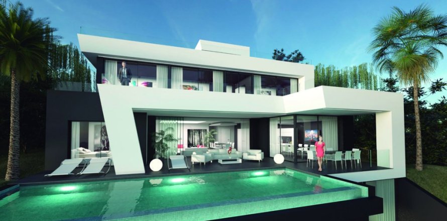 Вилла с 4 спальнями в Бенальмадена, Испания №112008