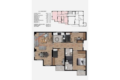 Квартира с 2 спальнями в Донгда, Вьетнам №17452 20