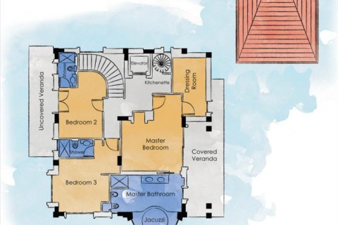 Studio Villa in Paphos, Cyprus No. 105566 9