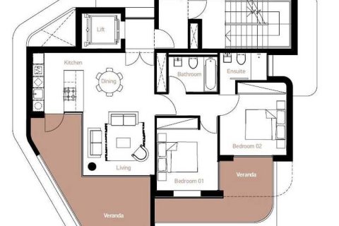 2 bedrooms Apartment in Larnaca, Cyprus No. 103553 2