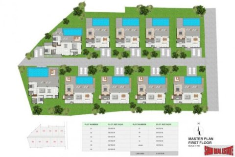 Вилла с 4 спальнями в Самуй, Таиланд №96936 10