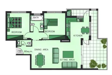 2 dormitorios Apartment en Limassol, Cyprus No. 34837 8