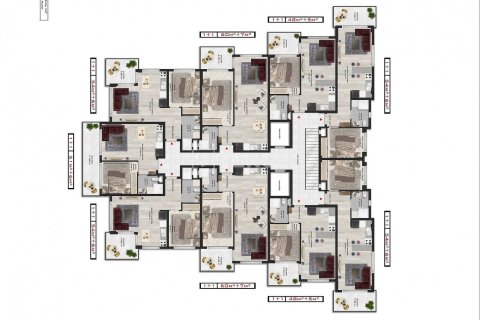 Пентхаус с 2 спальнями в Chau Lang, Вьетнам №11956 4