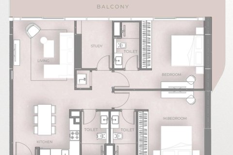 2 bedrooms Apartment in Ve An, Vietnam No. 89437 5