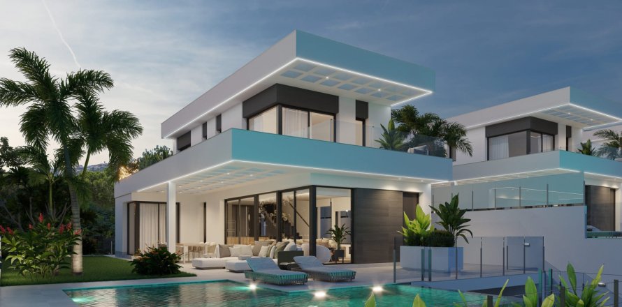 Вилла с 3 спальнями в Бенидорм, Испания №112164