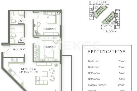 2 chambres Appartement à Phu Ngai, Vietnam No. 13115 6