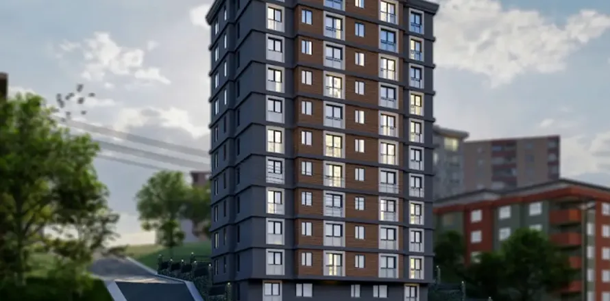 Квартира с 2 комнатами в Стамбул, Турция №122561