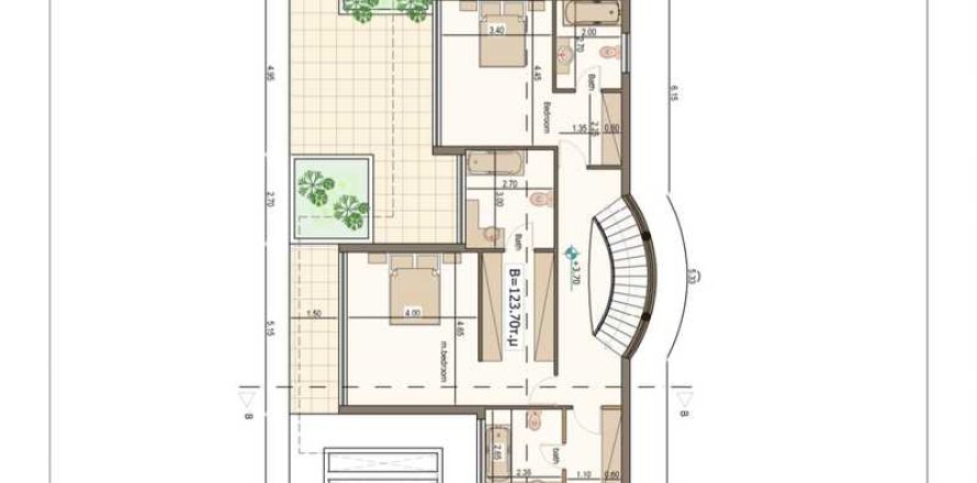 4 chambres House à Aradippou, Cyprus No. 84046