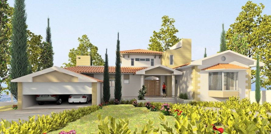 Вилла с 4 комнатами в Пафос, Кипр №105179