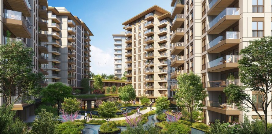 Квартира с 4 спальнями в Стамбул, Турция №122418