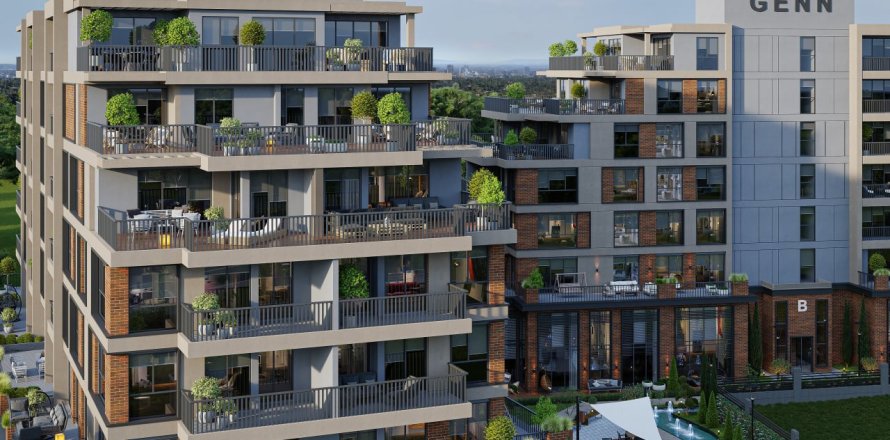 1 dormitorio Apartment en Küçükçekmece, Turkey No. 121421