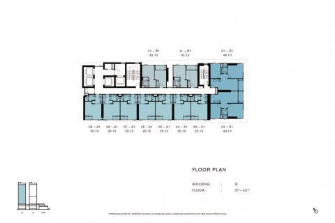 Кондоминиум  с 3 спальнями в Бангкок, Таиланд №98344 7