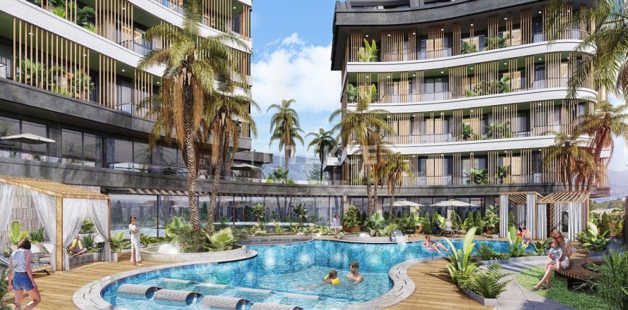 2 bedrooms Apartment in Alanya, Turkey No. 92470