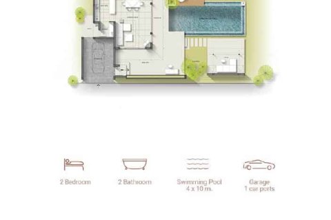 2 dormitorios Villa en Naithon Beach, Thailand No. 1208 3