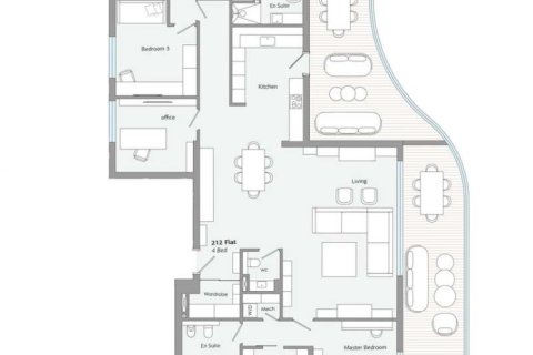 Квартира с 4 спальнями в Гермасойя, Кипр №82848 2