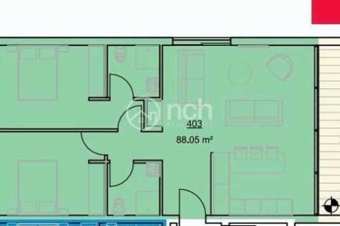 Квартира с 2 спальнями в Гермасойя, Кипр №64196 2