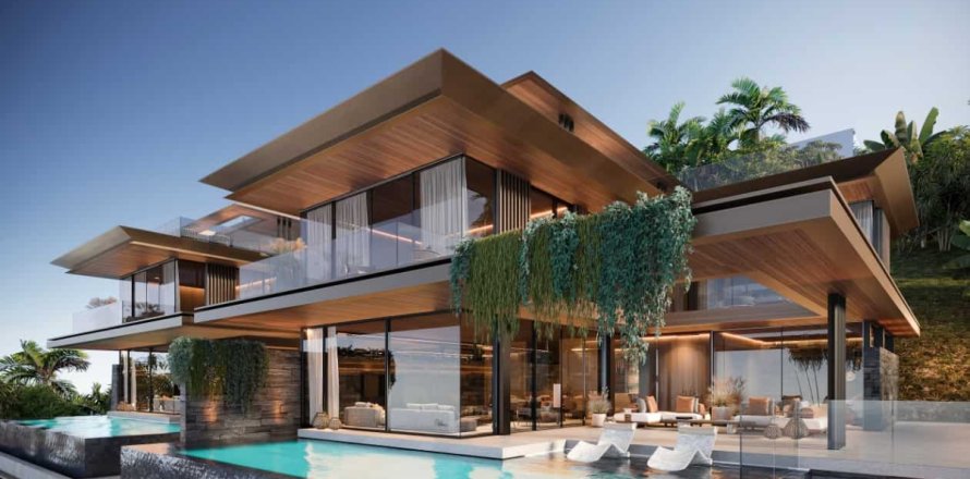 Вилла с 4 спальнями в Пляж Лаян, Таиланд №1082