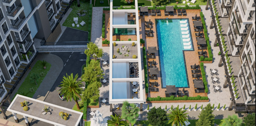 Квартира с 1 спальней в Аланья, Турция №12058