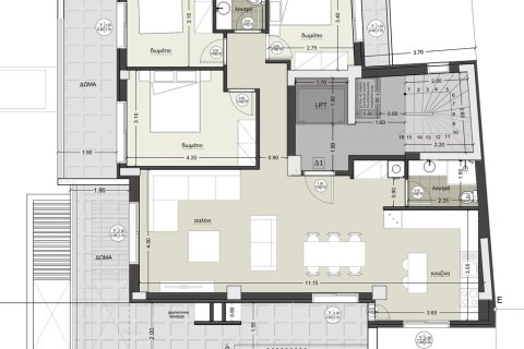 3 chambres Appartement à Thessaloniki, Greece No. 107655 1