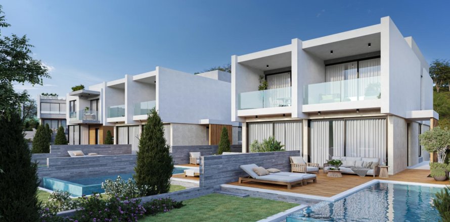 Вилла с 3 спальнями в Пафос, Кипр №78580